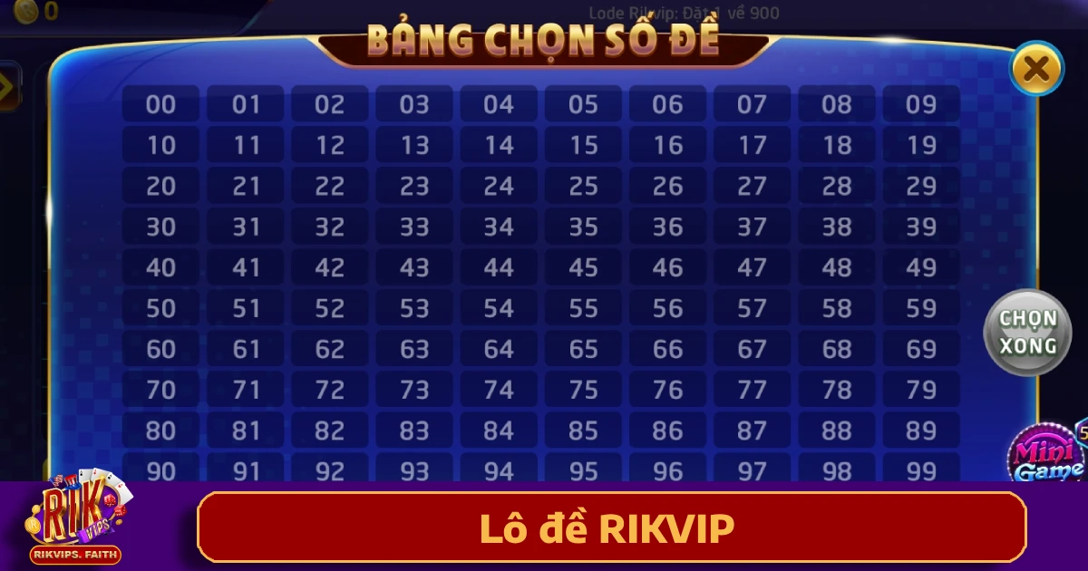 Lô Đề Rikvip 5 Hướng dẫn tham gia chơi Lô đề Rikvip
